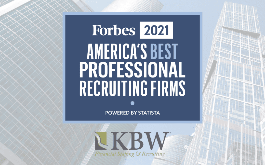 Forbes Names KBW Financial Staffing & Recruiting to America’s Best Professional Recruiting Firms