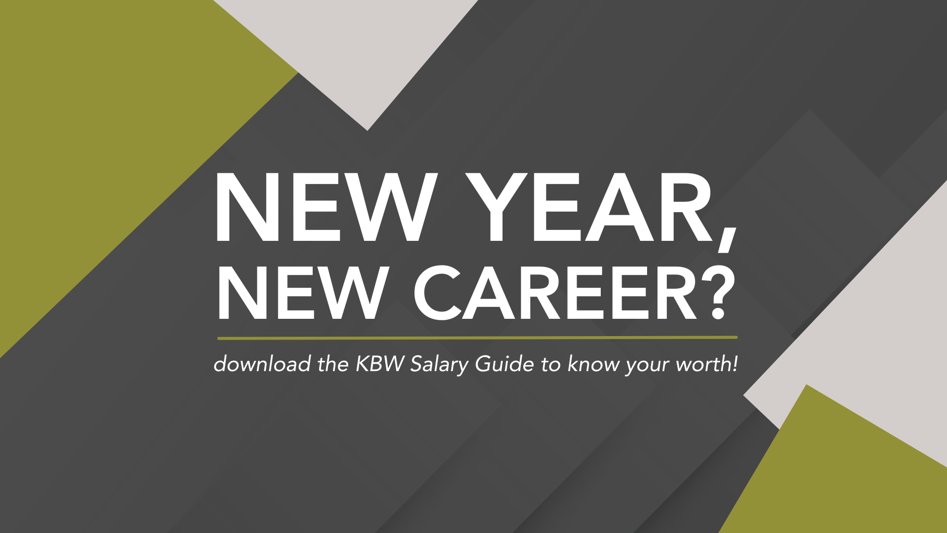 New Year, New Career